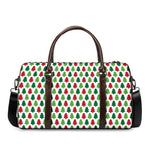 Merry Christmas Tree Pattern Print Duffle Bag