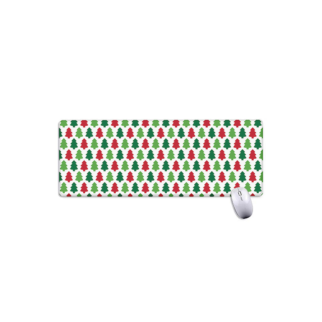 Merry Christmas Tree Pattern Print Extended Mouse Pad