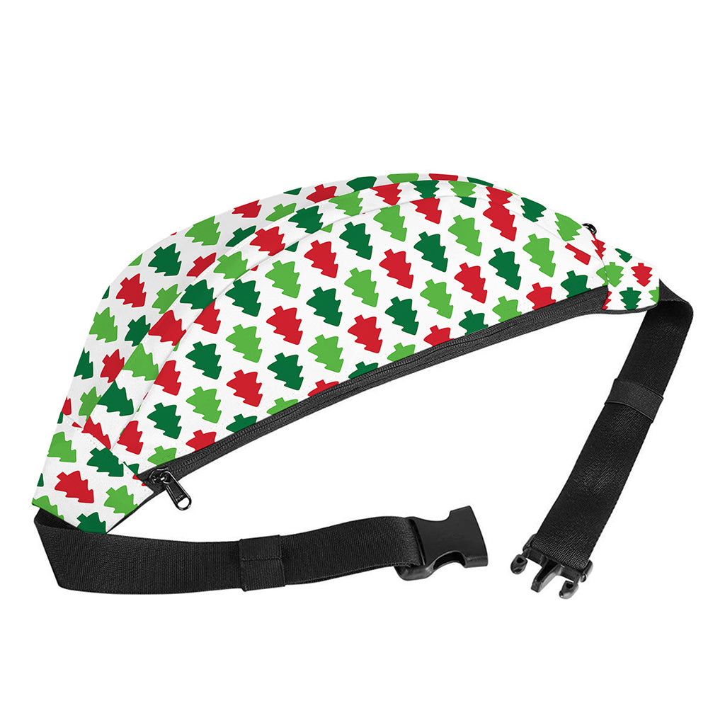 Merry Christmas Tree Pattern Print Fanny Pack