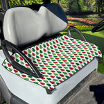Merry Christmas Tree Pattern Print Golf Cart Seat Cover