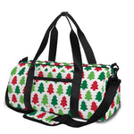 Merry Christmas Tree Pattern Print Gym Bag