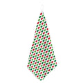 Merry Christmas Tree Pattern Print Hand Towel