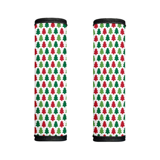 Merry Christmas Tree Pattern Print Handle Covers