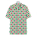 Merry Christmas Tree Pattern Print Hawaiian Shirt
