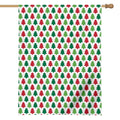 Merry Christmas Tree Pattern Print House Flag