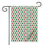 Merry Christmas Tree Pattern Print House Flag