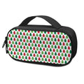 Merry Christmas Tree Pattern Print Portable Cooler Travel Case
