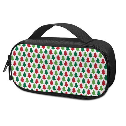 Merry Christmas Tree Pattern Print Insulin Cooler Travel Case