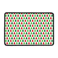 Merry Christmas Tree Pattern Print Kitchen Mat