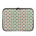 Merry Christmas Tree Pattern Print Laptop Sleeve