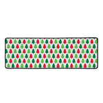 Merry Christmas Tree Pattern Print Long Kitchen Mat