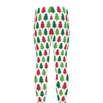 Merry Christmas Tree Pattern Print Men's leggings