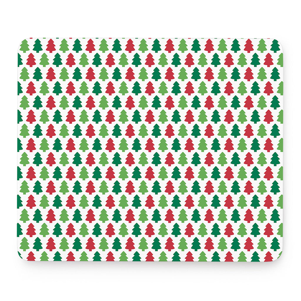 Merry Christmas Tree Pattern Print Mouse Pad