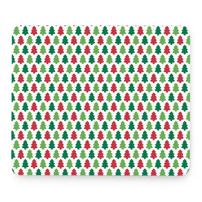 Merry Christmas Tree Pattern Print Mouse Pad