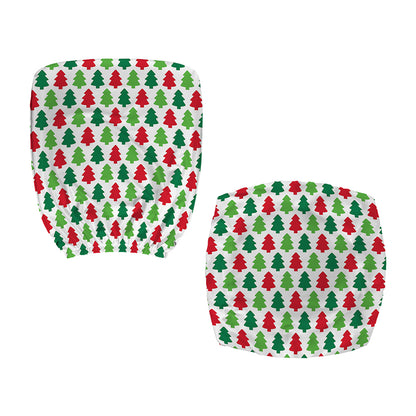 Merry Christmas Tree Pattern Print Office Chair Cover