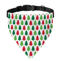 Merry Christmas Tree Pattern Print Over The Collar Dog Bandana