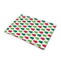 Merry Christmas Tree Pattern Print Pet Cooling Mat Cover