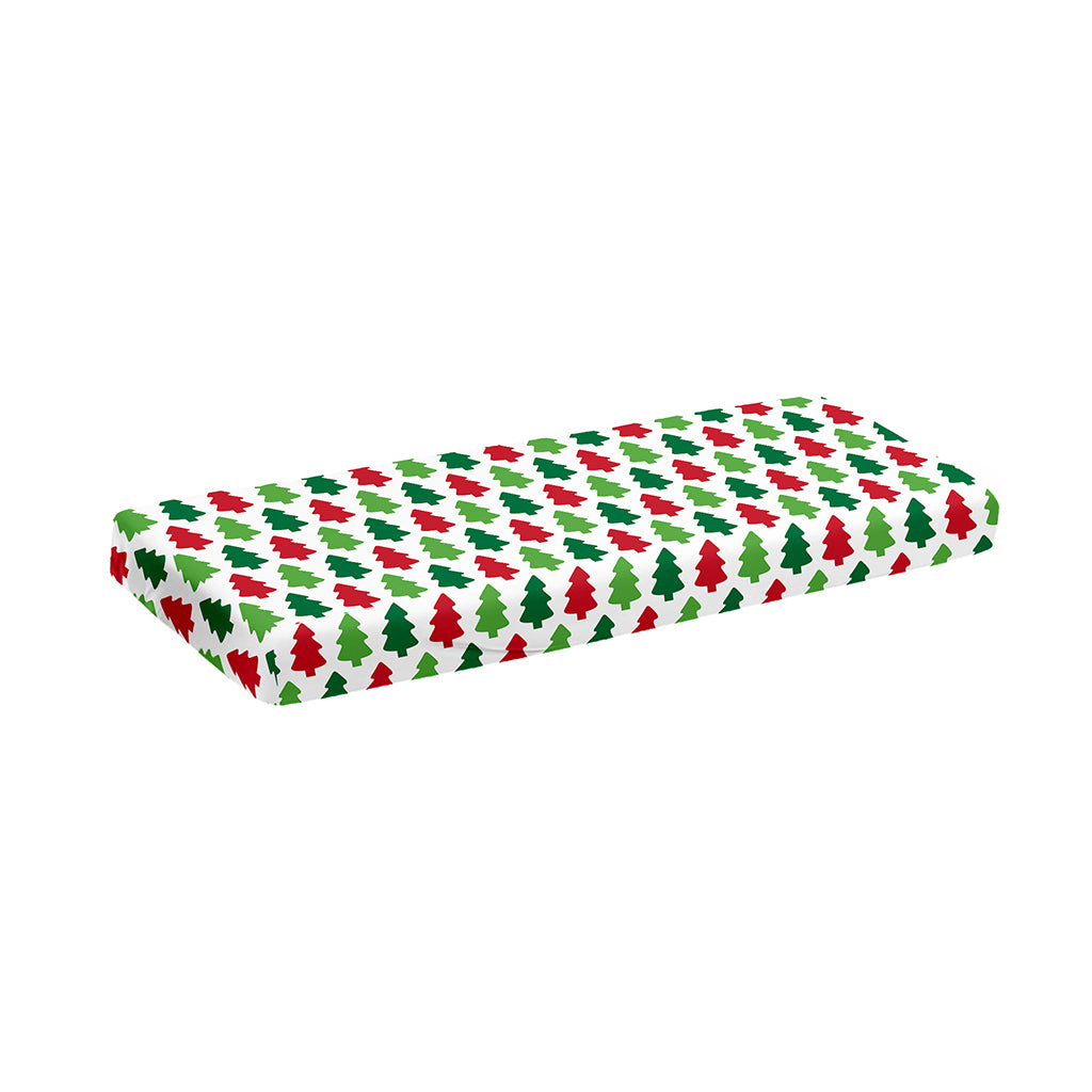 Merry Christmas Tree Pattern Print Piano Keyboard Cover