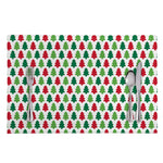 Merry Christmas Tree Pattern Print Placemat