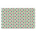 Merry Christmas Tree Pattern Print Polyester Doormat