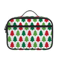 Merry Christmas Tree Pattern Print Portable Lunch Bag