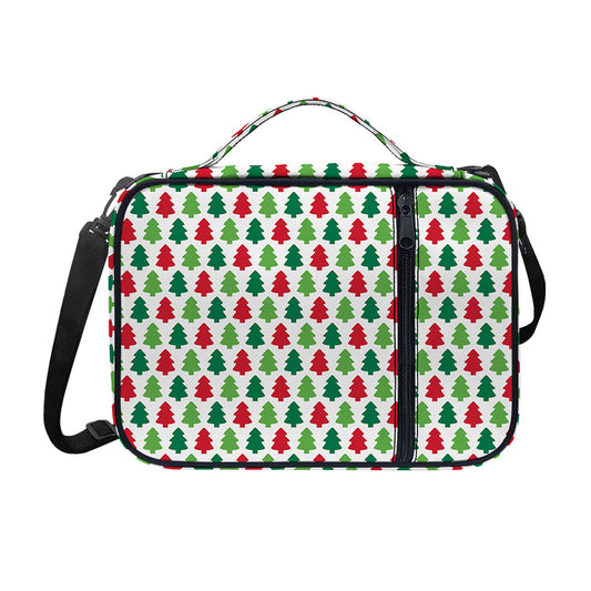 Merry Christmas Tree Pattern Print Shoulder Strap Bible Bag