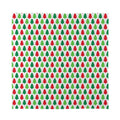 Merry Christmas Tree Pattern Print Silk Bandana