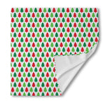 Merry Christmas Tree Pattern Print Silk Bandana
