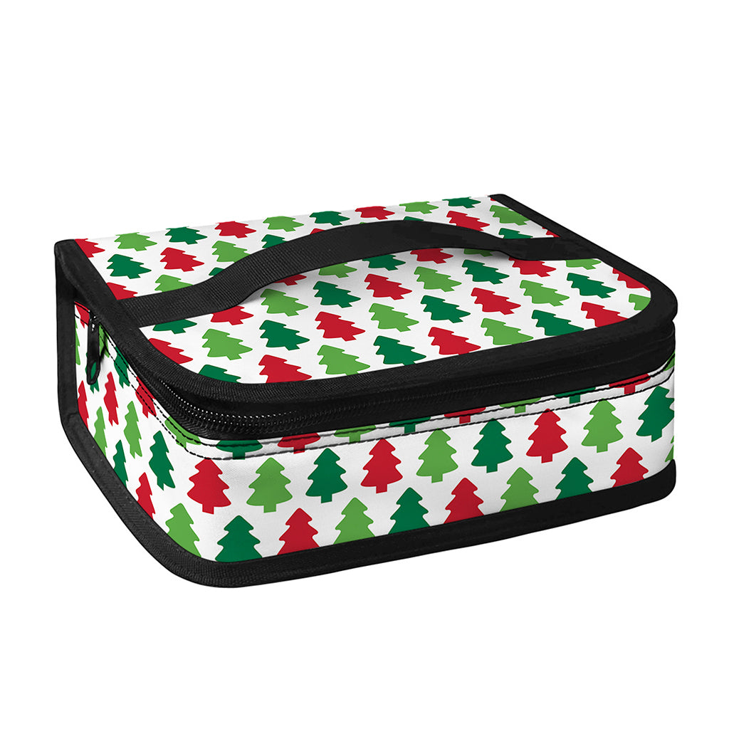 Merry Christmas Tree Pattern Print Small Lunch Bag