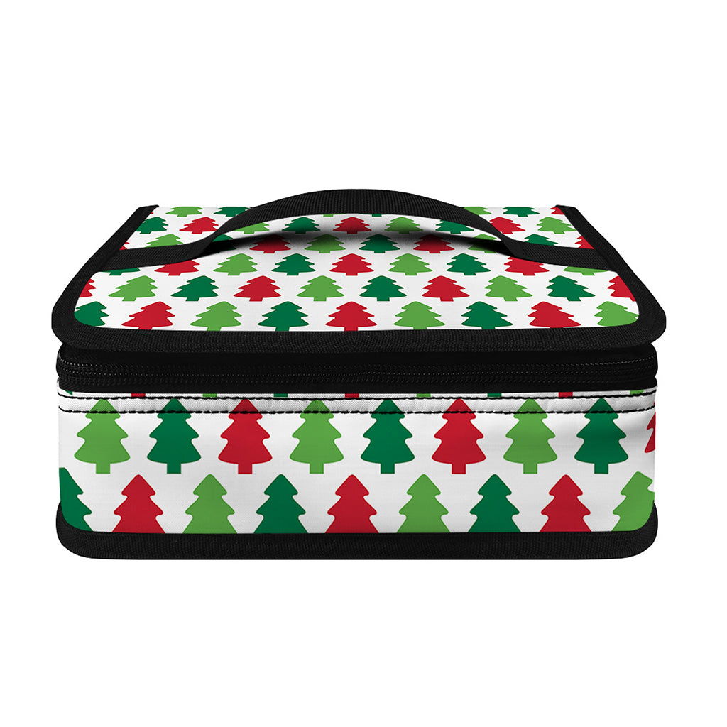 Merry Christmas Tree Pattern Print Small Lunch Bag