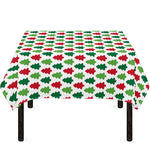 Merry Christmas Tree Pattern Print Tablecloth