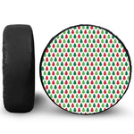Merry Christmas Tree Pattern Print Tire Cover