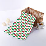 Merry Christmas Tree Pattern Print Towel