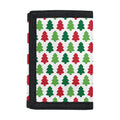 Merry Christmas Tree Pattern Print Trifold Wallet