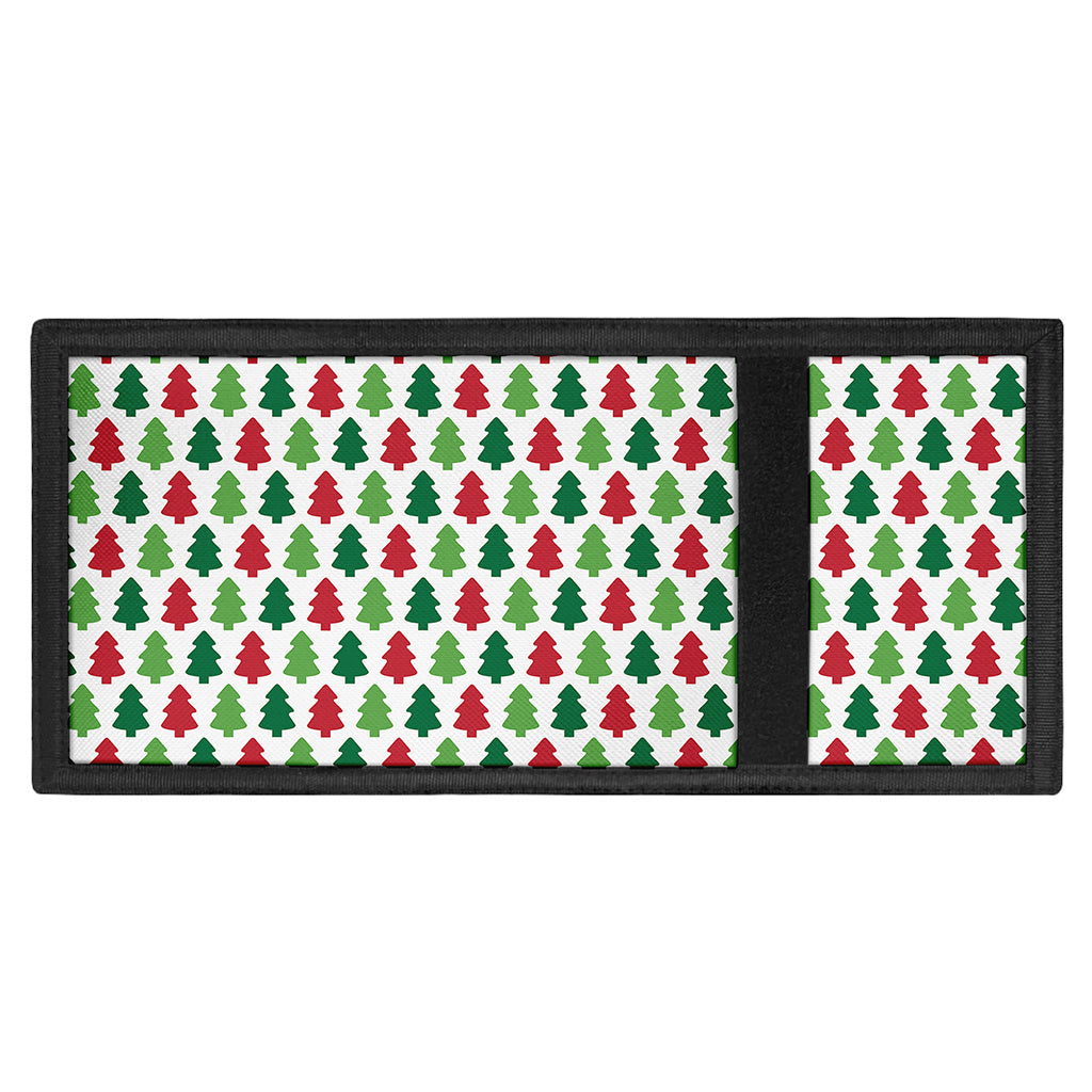 Merry Christmas Tree Pattern Print Trifold Wallet