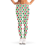 Merry Christmas Tree Pattern Print Women's Leggings