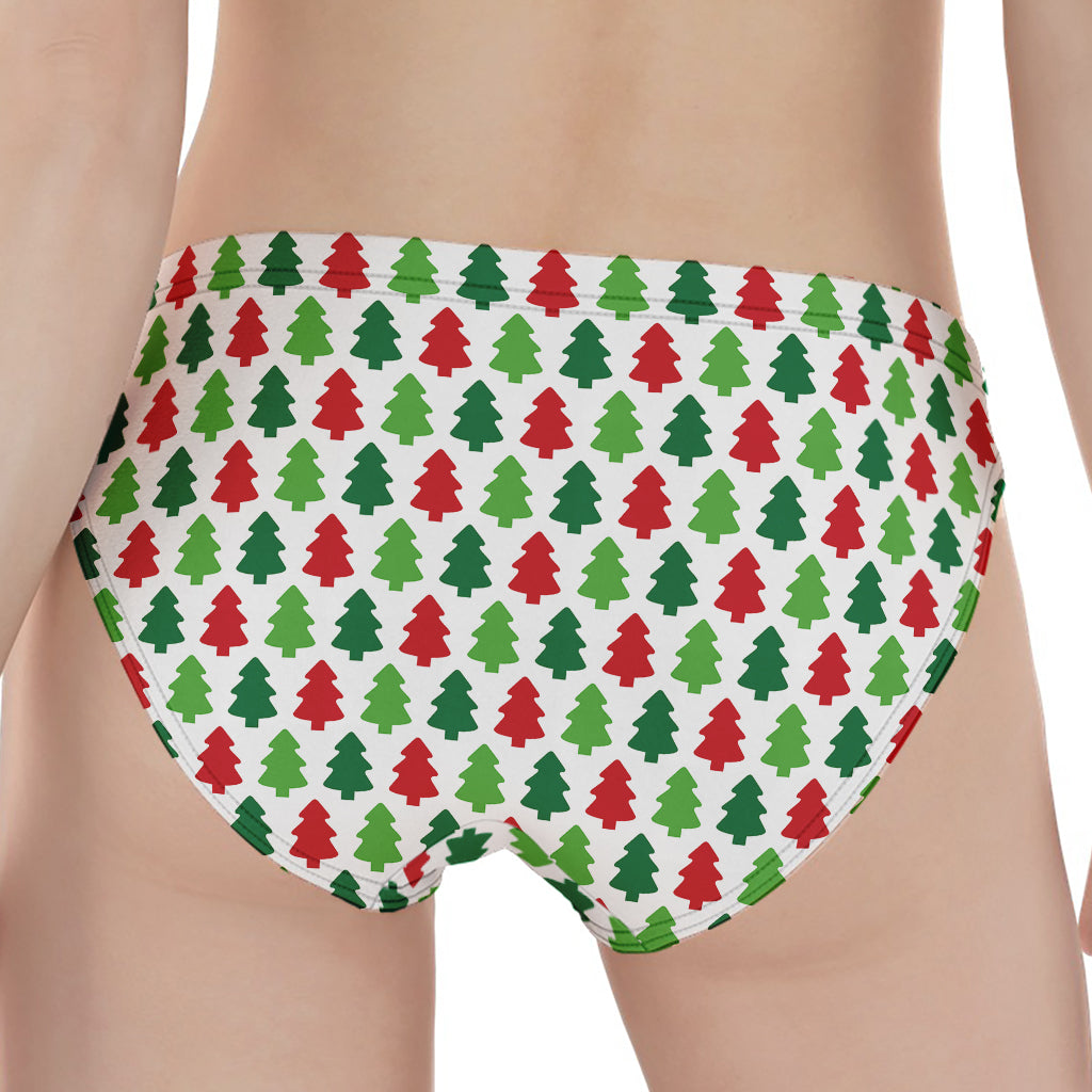 Merry Christmas Tree Pattern Print Women's Panties