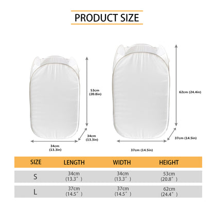 Little Corgi Pattern Print Mesh Laundry Hamper