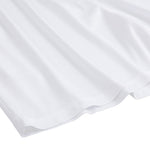 White Angel Wings Print Mesh Shorts