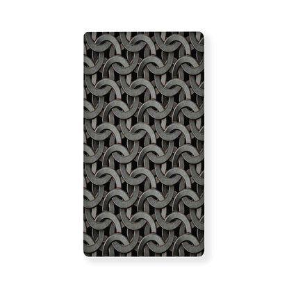 Metal Chainmail Pattern Print Baby Crib Sheet