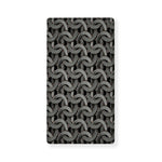 Metal Chainmail Pattern Print Baby Crib Sheet