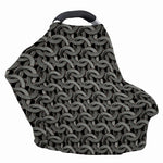 Metal Chainmail Pattern Print Baby Seat Cover