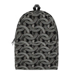 Metal Chainmail Pattern Print Backpack