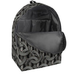Metal Chainmail Pattern Print Backpack