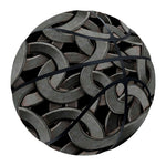 Metal Chainmail Pattern Print Basketball