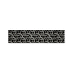 Metal Chainmail Pattern Print Bed Runner