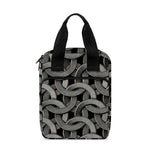 Metal Chainmail Pattern Print Bible Tote Bag