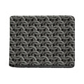 Metal Chainmail Pattern Print Bifold Wallet