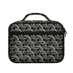 Metal Chainmail Pattern Print Briefcase Bible Bag