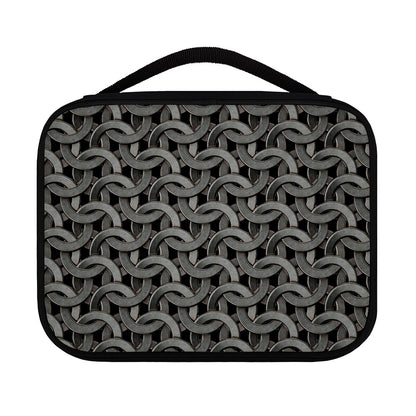 Metal Chainmail Pattern Print Classic Bible Case